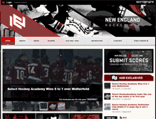 Tablet Screenshot of nehockeyhub.com
